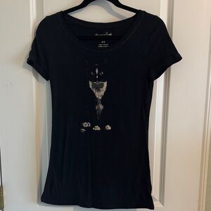American Eagle Outfitters Black Cat Tee